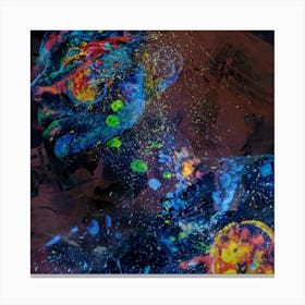 Galaxy Woman Art Print (1) Canvas Print