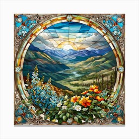 Mountain Scene Canvas Print