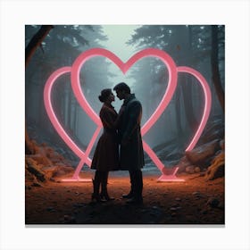 Valentine'S Day Love Canvas Print