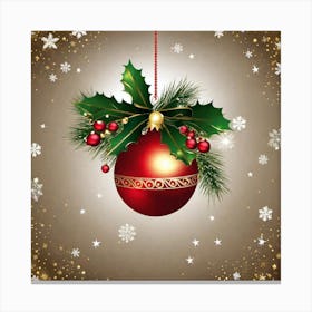 Christmas Ornament Canvas Print