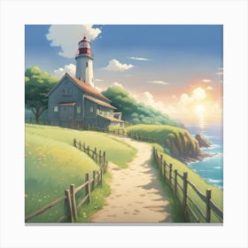 Lighthouse 10 Canvas Print