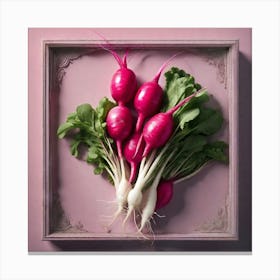 Radishes 42 Canvas Print