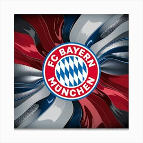 FC Bayern München Logo Wall Art 16 Canvas Print