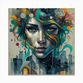 Urban Art Canvas Print