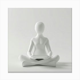 Meditating Man 1 Canvas Print