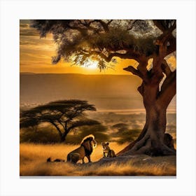 Lion King 36 Canvas Print