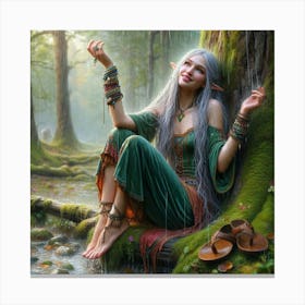 Elven Girl 3 Canvas Print