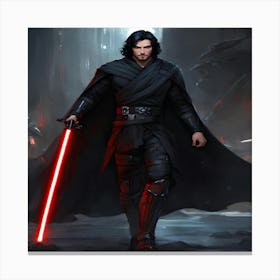 Last Jedi Canvas Print