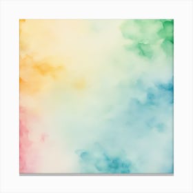 Water Colored Background On Water Color Paper Texture 3993486335 Canvas Print