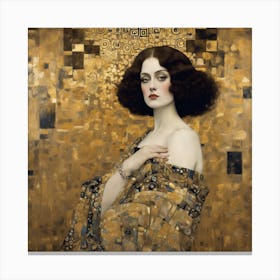 Gustav Klimt "Portrait of Adele Bloch-Bauer I," Canvas Print