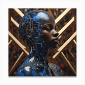 Robot Woman 59 Canvas Print