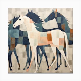 Abstract Equines Collection 73 Canvas Print