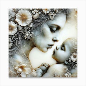 Mother And Child Canvas Print