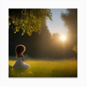 The Ray of love Canvas Print