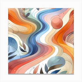 Abstract Background 4 Canvas Print