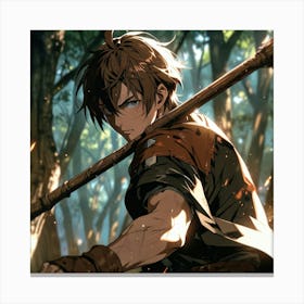 Anime Boy Wall Art Decoration Canvas Print