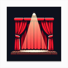 Stage Curtain 1 Canvas Print