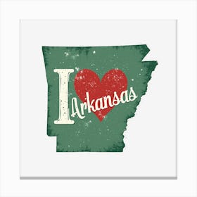 Arkansas State Canvas Print