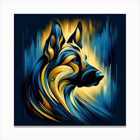 German Shepherd Dog Breed 01 Canvas Print