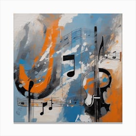 Music Notes 2 Canvas Print