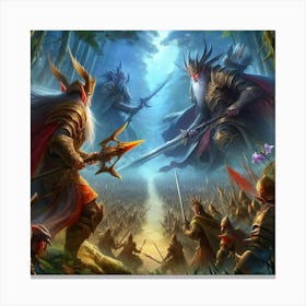 Kings Of The Forest Canvas Print