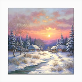 Winter Scene 1 Canvas Print