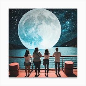 Full Moon 9 Canvas Print