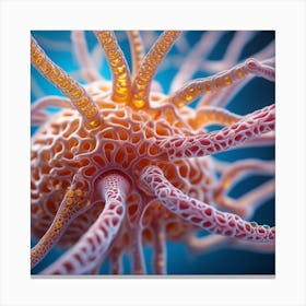Close Up Of A Cancer Cell Canvas Print