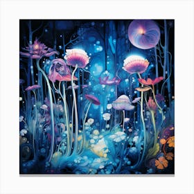 Neon Fantasy Canvas Print