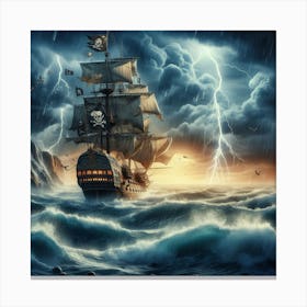 Pirates ship 3 Canvas Print