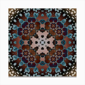 Abstract Mandala From Spots Canvas Print