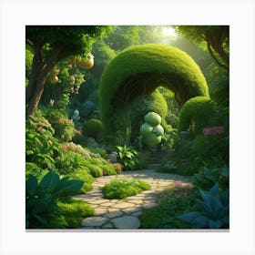 Fairy Garden Canvas Print