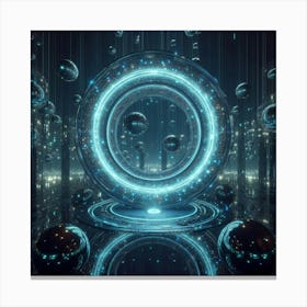 Futuristic Sphere Canvas Print