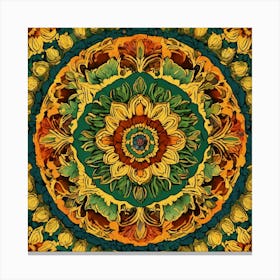 Mandala Pattern Canvas Print