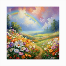 Rainbow Path Canvas Print