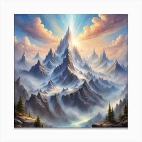 Mountain Landscape 17 Canvas Print