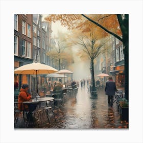 Amsterdam Street Art Canvas Print