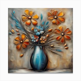 Flowers In A Vase 14 Canvas Print