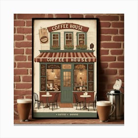 Coffee House Canvas Print