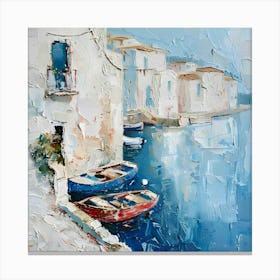 Boats On  Mallorca Canvas Print