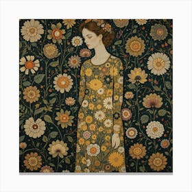 Gustav klimt art print 1 Canvas Print