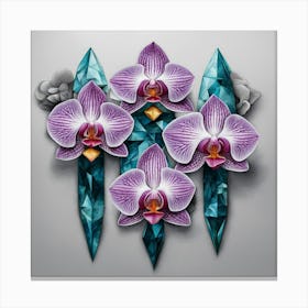 Three Orchids Canvas Print