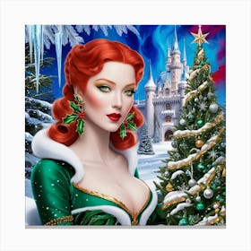 Christmas At Disneyland Canvas Print