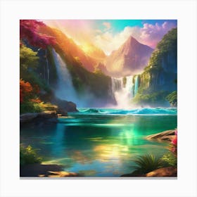 Waterfall 8 Canvas Print