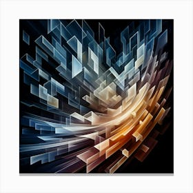 Bent energy Canvas Print