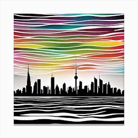 Toronto Skyline 1 Canvas Print