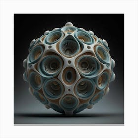 Spherical Sculpture Canvas Print