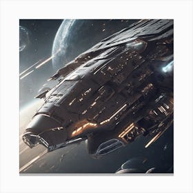 Spaceship 74 Canvas Print