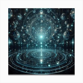 Futuristic Space 2 Canvas Print