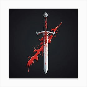 Sword Of Blood Canvas Print